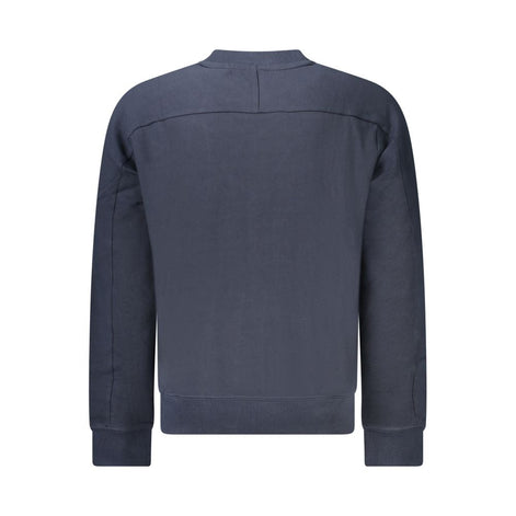Hugo Boss Blue Cotton Men Sweater Hugo Boss