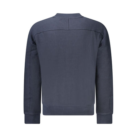 Hugo Boss Blue Cotton Men Sweater Hugo Boss