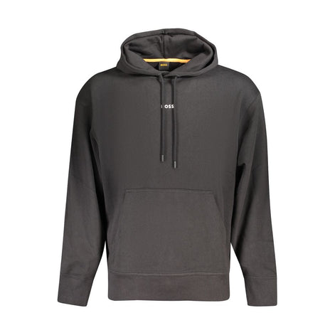 Hugo Boss Black Cotton Men's Hoodie Hugo Boss