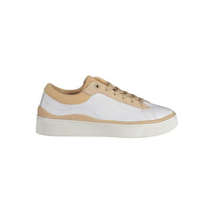 Tommy Hilfiger White Polyester Sneaker Tommy Hilfiger