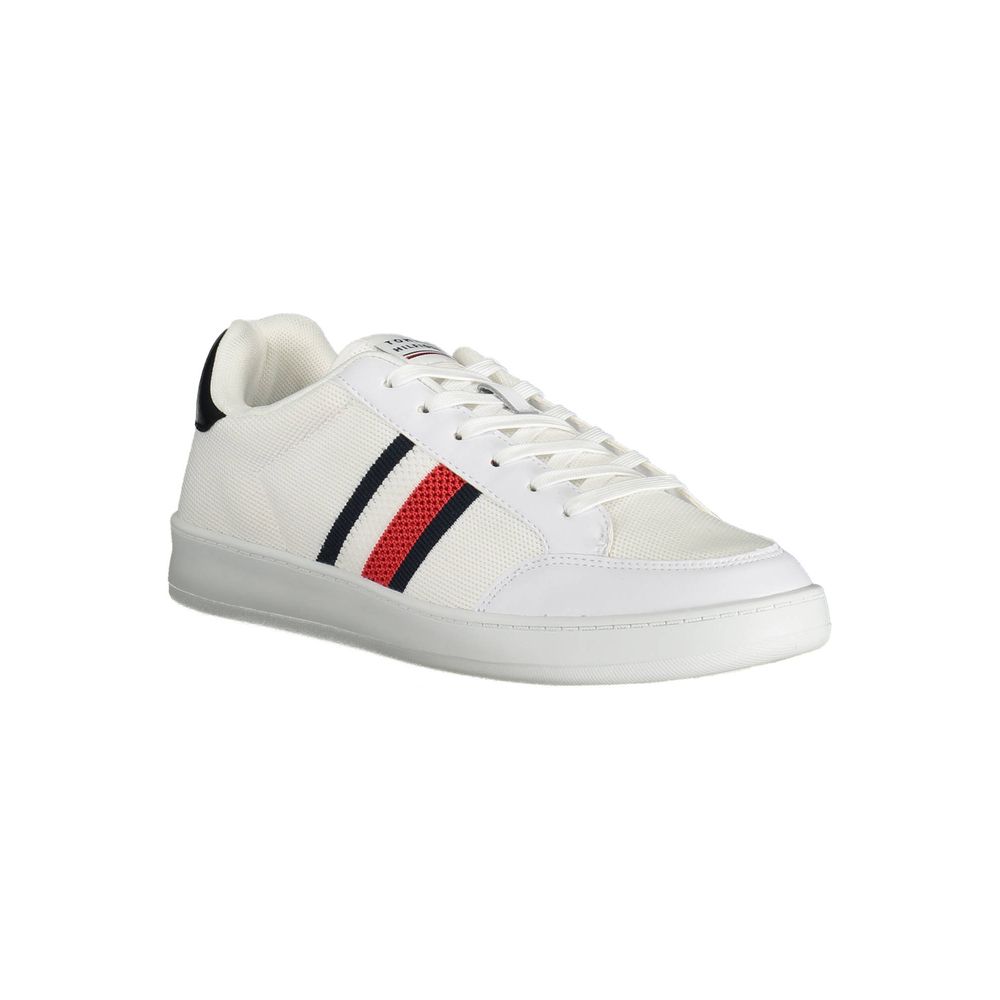 Tommy Hilfiger White Polyester Sneaker Tommy Hilfiger