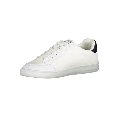 Tommy Hilfiger White Polyester Sneaker Tommy Hilfiger