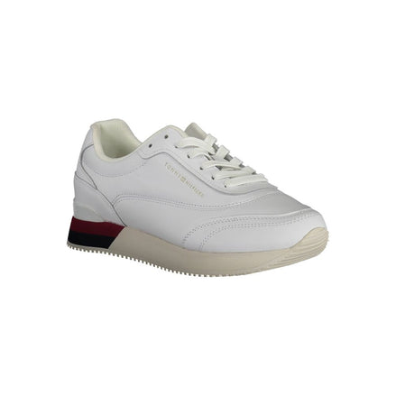 Tommy Hilfiger White Polyester Sneaker Tommy Hilfiger