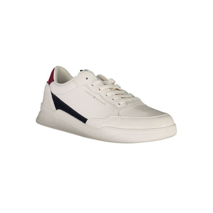 Tommy Hilfiger White Polyester Sneaker Tommy Hilfiger