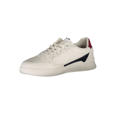 Tommy Hilfiger White Polyester Sneaker Tommy Hilfiger