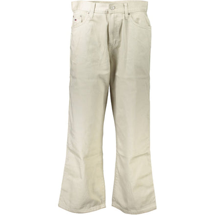 Tommy Hilfiger Beige Cotton Women Jeans Tommy Hilfiger