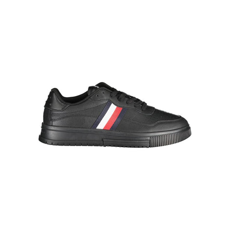 Tommy Hilfiger Black Polyester Sneaker Tommy Hilfiger