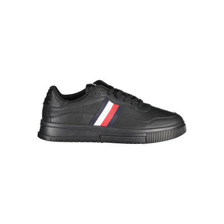 Tommy Hilfiger Black Polyester Sneaker Tommy Hilfiger