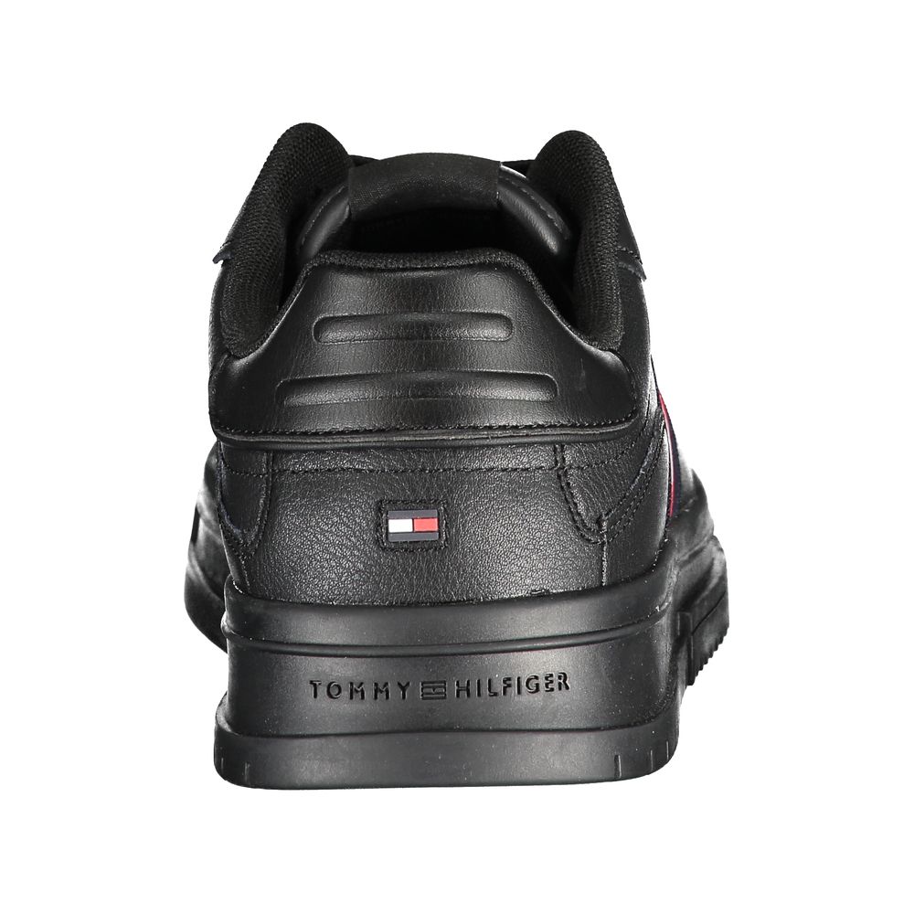 Tommy Hilfiger Black Polyester Sneaker Tommy Hilfiger