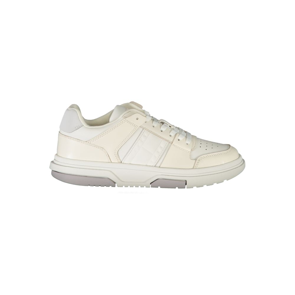 Tommy Hilfiger White Polyester Sneaker Tommy Hilfiger
