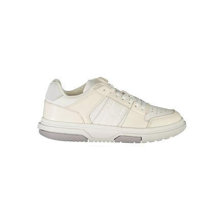 Tommy Hilfiger White Polyester Sneaker Tommy Hilfiger
