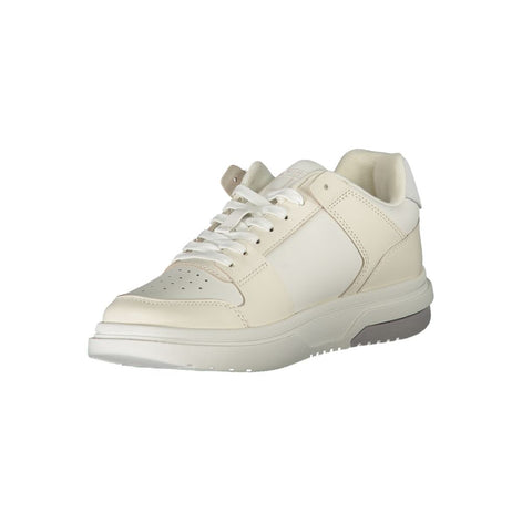 Tommy Hilfiger White Polyester Sneaker Tommy Hilfiger