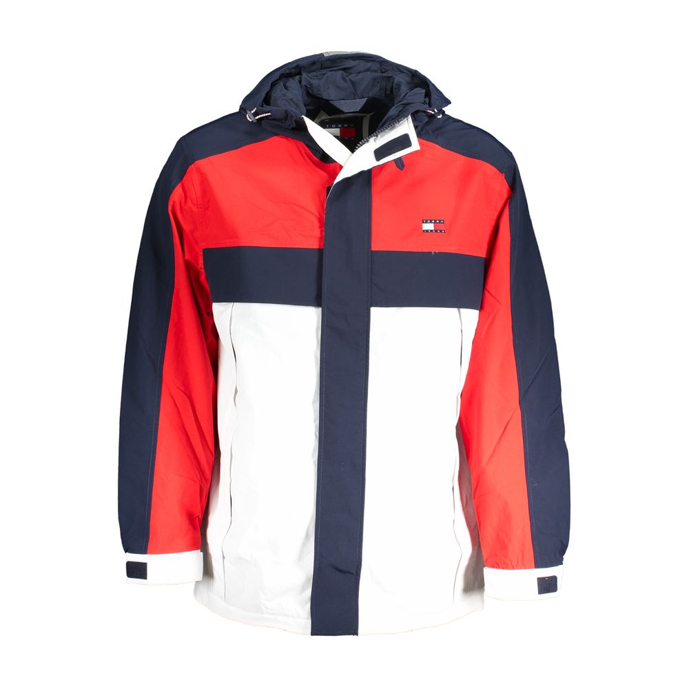 Tommy Hilfiger Blue Polyamide Men Jacket Tommy Hilfiger