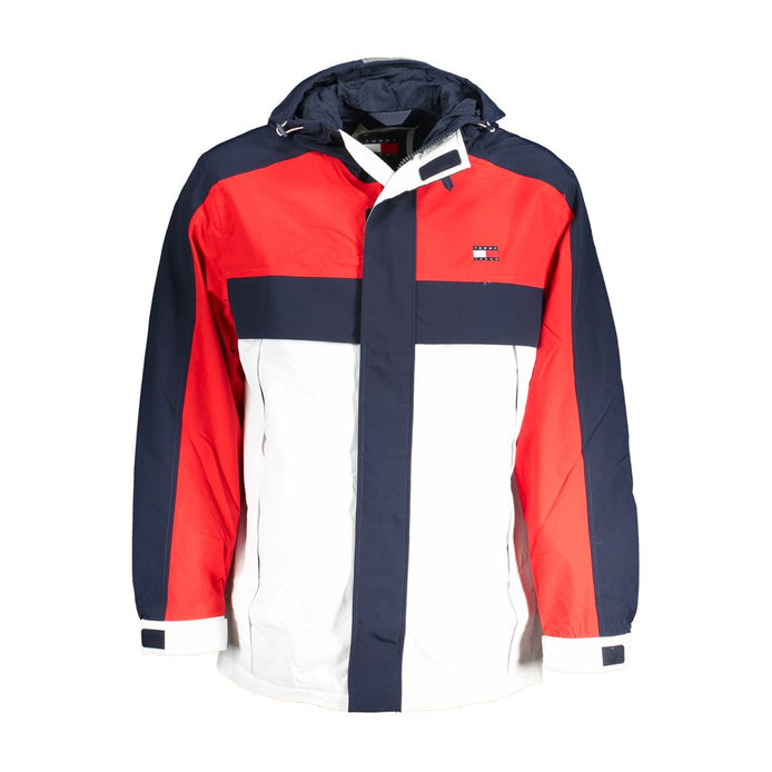 Tommy Hilfiger Blue Polyamide Men Jacket Tommy Hilfiger