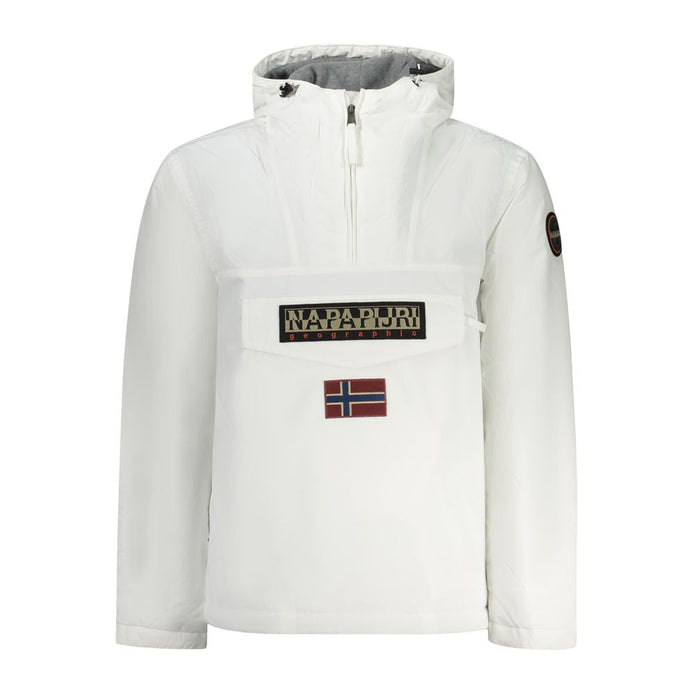 Napapijri White Polyamide Men's Jacket Napapijri
