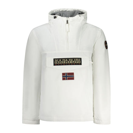 Napapijri White Polyamide Men's Jacket Napapijri