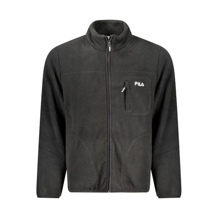 Fila Black Polyester Full-Length Jacket Fila