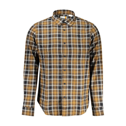 Timberland Marrone Cotton Mens Shirt Timberland