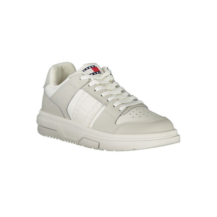 Tommy Hilfiger White Polyester Sneaker Tommy Hilfiger