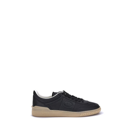 Valentino Garavani Black Rubber Low Top Sneakers Valentino Garavani