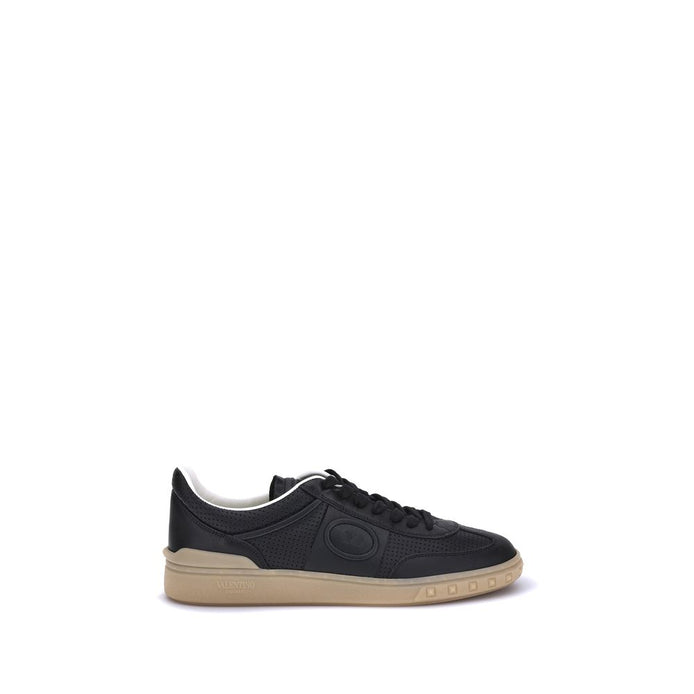Valentino Garavani Black Rubber Low Top Sneakers Valentino Garavani