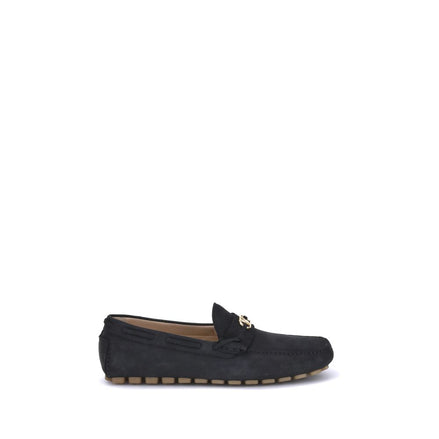 Valentino Garavani Black Rubber Slip-On Loafers Valentino Garavani