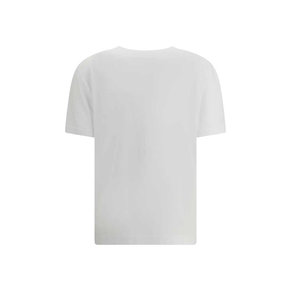 Dolce & Gabbana White Cotton T-Shirt Dolce & Gabbana