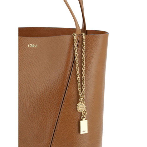 Chloé Brown Calf Leather Bos Taurus Shoulder Bag Chloé