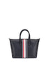 Thom Browne Black Calf Leather Bos Taurus Handbag Thom Browne