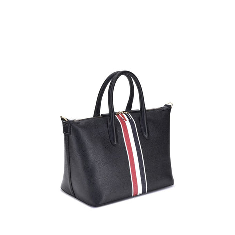 Thom Browne Black Calf Leather Bos Taurus Handbag Thom Browne