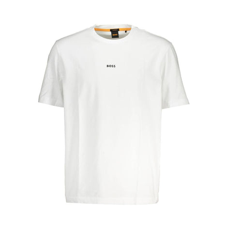 Hugo Boss White Organic Cotton Men's T-Shirt Hugo Boss