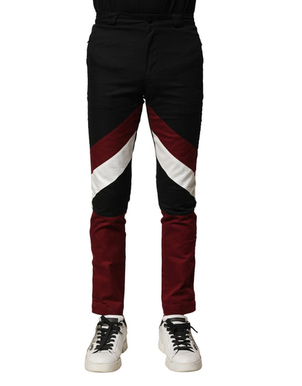 Dolce & Gabbana Multicolor Cotton Jogger Men Pants Dolce & Gabbana