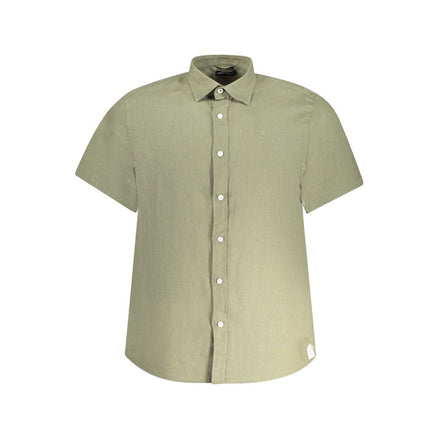 North Sails Green Linen Shirt North Sails