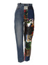 Dolce & Gabbana Blue AMBER Patchwork High Waist Denim Jeans Dolce & Gabbana