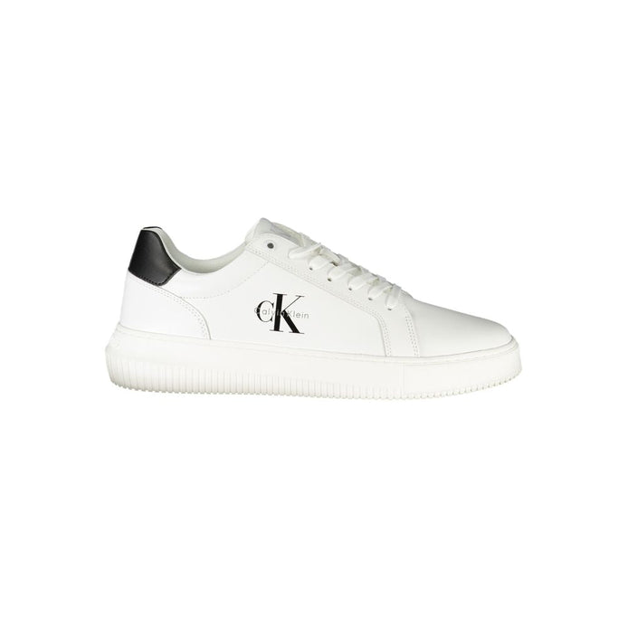 Calvin Klein White Leather Men Sneaker Calvin Klein