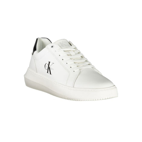 Calvin Klein White Leather Men Sneaker Calvin Klein