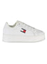 Tommy Hilfiger White Polyester Sneaker Tommy Hilfiger
