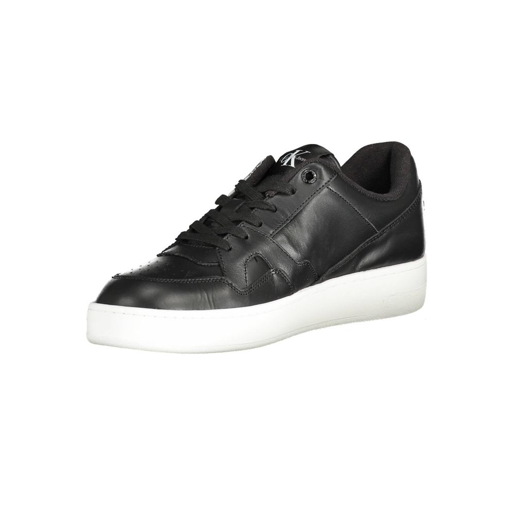 Calvin Klein Black Polyester Men Sneaker Calvin Klein