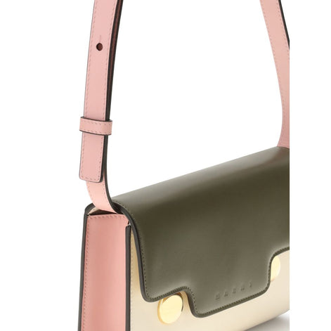 Marni Multicolor Calf Leather Bos Taurus Shoulder Bag Marni