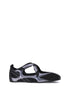 The Attico Black Polyethylene Ballet Flats The Attico