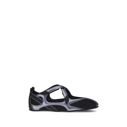 The Attico Black Polyethylene Ballet Flats The Attico