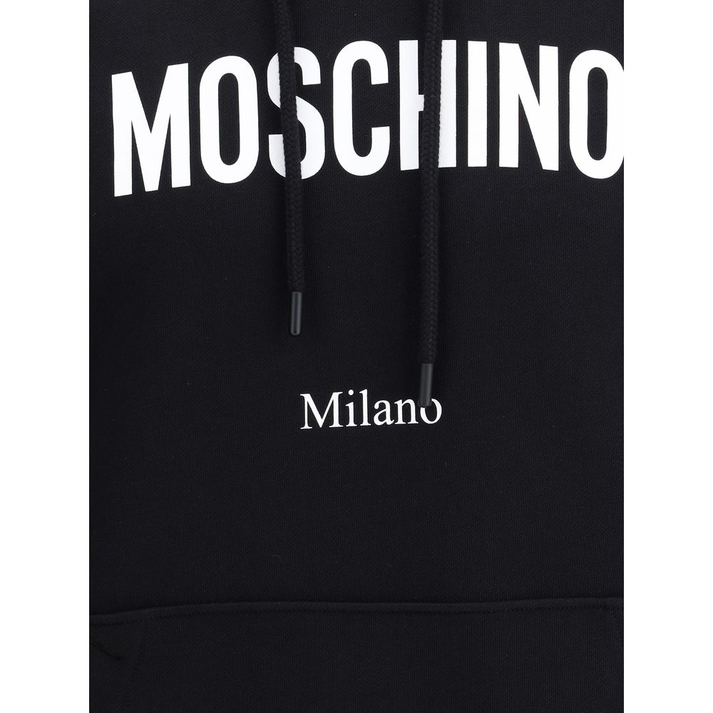 Moschino Black Cotton Sweatshirt Moschino