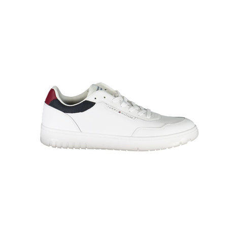 Tommy Hilfiger White Leather Sneaker Tommy Hilfiger