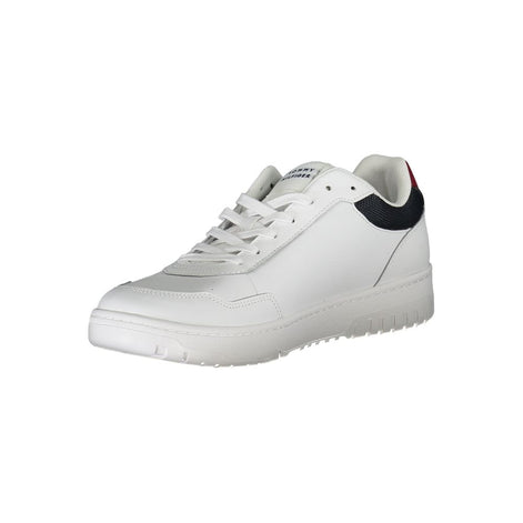 Tommy Hilfiger White Leather Sneaker Tommy Hilfiger
