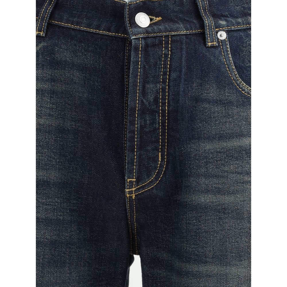Alexander McQueen Blue Cotton Jeans Denim Alexander McQueen