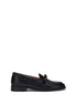 Valentino Garavani Black Calf Leather Bos Taurus Slip-On Loafers Valentino Garavani