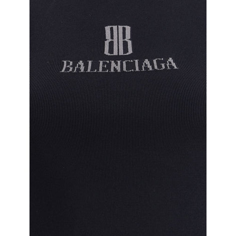 Balenciaga Black Viscose Top Balenciaga