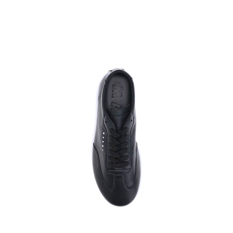 Marni Black Calf Leather Bos Taurus Athletic Sneakers Marni