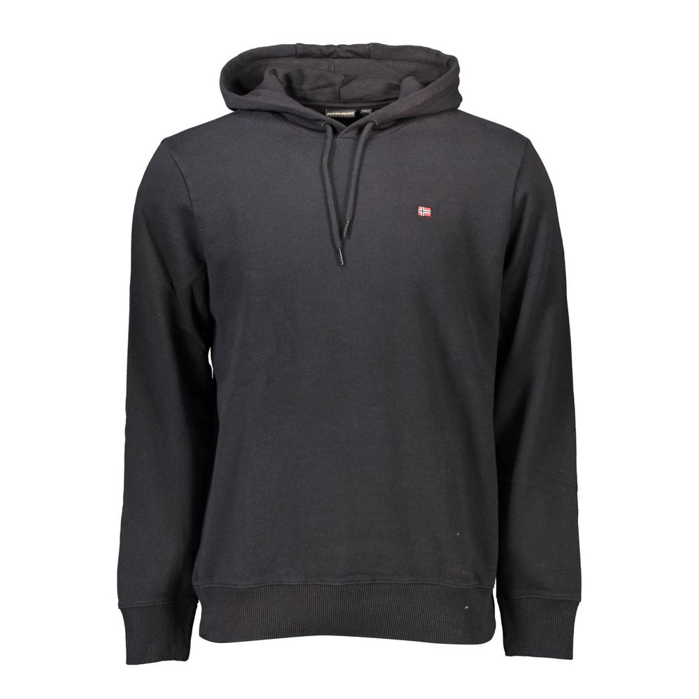 Napapijri Black Cotton Men's Sweatshirt Napapijri