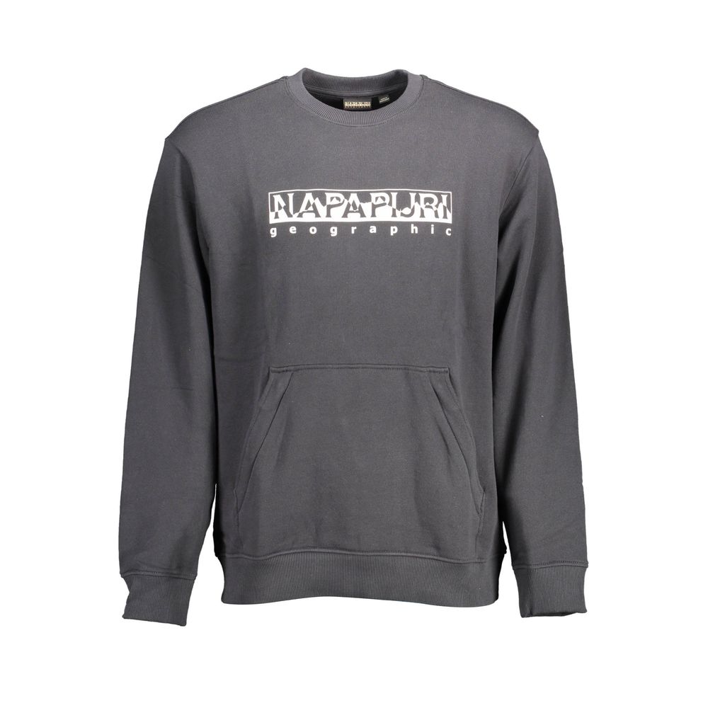 Napapijri Black Cotton Men's Sweatshirt Napapijri